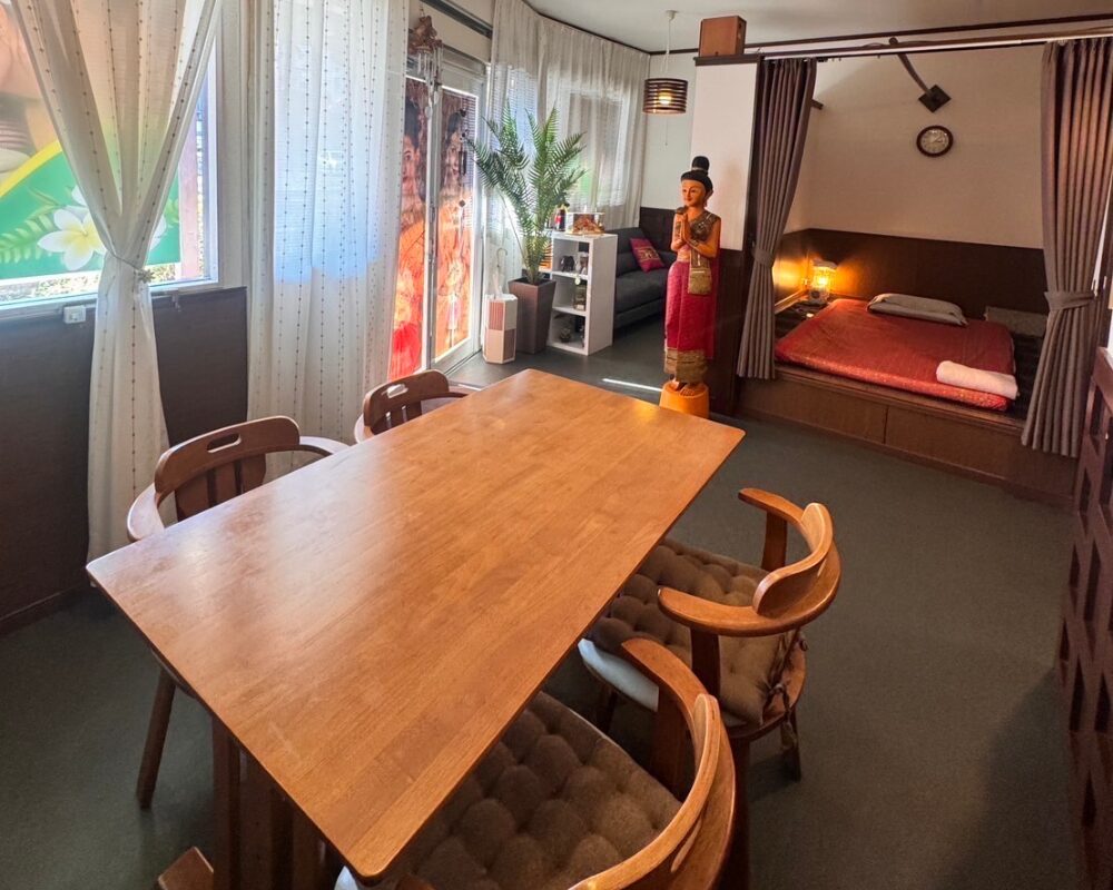 茨城県水戸市大工町のタイ古式マッサージ・ガムライグンの待合室