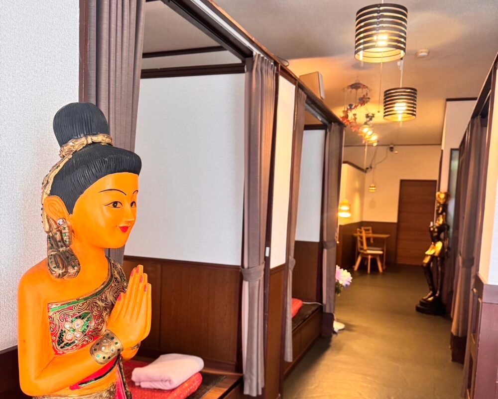 茨城県水戸市大工町のタイ古式マッサージ・ガムライグンの1階施術室